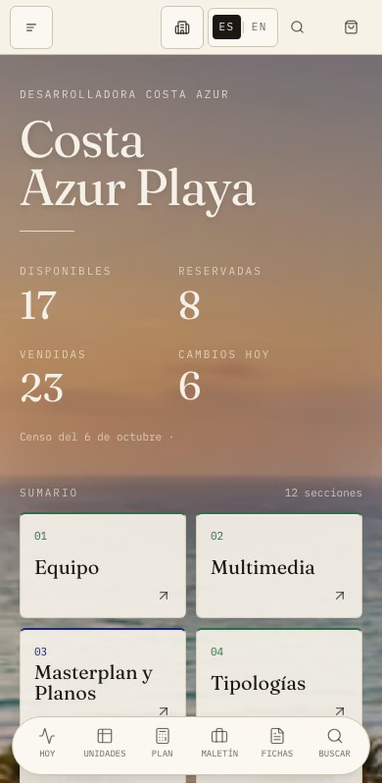 Sistema de ventas inmobiliarias: Un sistema de ventas: del primer mensaje a la reserva pagada.